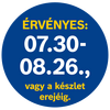 A termék árának érvényességi ideje 07.30-08.26