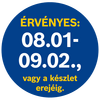 A termék árának érvényességi ideje 08.01-09.02