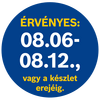 A termék érvényességének ideje 08.06-08.12
