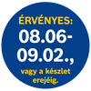 A termék árának érvényességi ideje 08.06-09.02