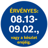 A termék árának érvényességi ideje 08.13-09.02