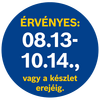 A termék árának érvényességi ideje 08.13-10.14