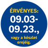 A termék árának érvényességi ideje 09.03-09.23