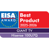Hisense 100U7Q EISA díj 12.31