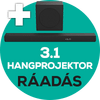 Hisense TV ráadás 3.1 hangprojektorral 03.18