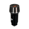 CARLY 38W Car charger USB-C+USB-A,BK
