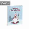 LED-es fali kép Merry Christmas 30x40 cm