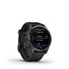 Garmin Fenix 7S, Solar szürke, fekete színű szilikon szíjjal (GG010-02539-13) Garmin Fenix 7S, Solar szürke, fekete színű szilikon szíjjal (GG010-02539-13)