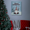 LED-es fali kép Merry Christmas 30x40 cm