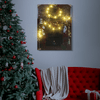 LED-es fali kép Merry kandalló 40x30 cm