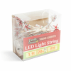 LED fényfüzér ajándék melegfehér