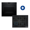 Bosch HBG272EB3 Serie 4 Beépíthető sütő+Bosch POH6B6K30 Beépíthető gázfőzőlap