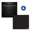Bosch HBG7741B1 Beépíthető sütő + Bosch PUE611BB5E Beépíthető indukciós főzőlap Bosch HBG7741B1 Beépíthető sütő + Bosch PUE611BB5E Beépíthető indukciós főzőlap