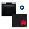 Bosch HBG578ES3 Beépíthető sütő + Bosch PKF631BB2E Beépíthető kerámia főzőlap Bosch HBG578ES3 Beépíthető sütő + Bosch PKF631BB2E Beépíthető kerámia főzőlap