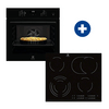 Electrolux EOD5F71Z Beépíthető sütő + Electrolux EHF6547FXK Beépíthető kerámia főzőlap Electrolux EOD5F71Z Beépíthető sütő + Electrolux EHF6547FXK Beépíthető kerámia főzőlap
