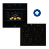 Electrolux EOD6P77WZ Beépíthető sütő+Electrolux EHF6241FOK Beépíthető kerámia főzőlap Electrolux EOD6P77WZ Beépíthető sütő+Electrolux EHF6241FOK Beépíthető kerámia főzőlap