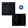 Whirlpool OMSR58RU1SB Beépíthető sütő + Whirlpool AKT 8130/LX Beépíthető kerámia főzőlap