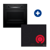 Bosch HBA534EB3 Beépíthető sütő + Bosch PKF631BB2E Beépíthető kerámia főzőlap