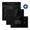 Gorenje BO6735E05B Beépíthető sütő + Gorenje ECT644BSC Beépíthető kerámia főzőlap + Gorenje BM201AG1BG Beépíthető mikrohullámú sütő