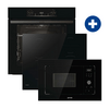 Gorenje BO6735E05B Beépíthető sütő+Gorenje GI601FMC Indukciós főzőlap+Gorenje BM201AG1BG Beépíthető mikrohullámú sütő