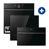 Gorenje BSA6747DGWI Beépíthető sütő + Gorenje GI6442BSCE Indukciós főzőlap + Gorenje BM341M3DBGH Beépíthető mikrohullámú sütő