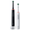 Oral-B PRO3 3900 Elektromos fogkefe Cross Action 2 db, Fekete / Fehér Oral-B PRO3 3900 Elektromos fogkefe Cross Action 2 db, Fekete / Fehér