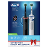 Oral-B PRO3 3900 Elektromos fogkefe Cross Action 2 db, Fekete / Fehér Oral-B PRO3 3900 Elektromos fogkefe Cross Action 2 db, Fekete / Fehér