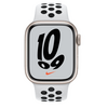 Apple Watch Series 7 Okosóra, 45mm, Nike szíj, Csillagfény MKNA3HC/A