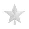 Family 58065B Csillag alakú karácsonyfa csúcsdísz, ezüst