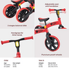 Yvolution Y-Velo Junior Balance Futóbicikli, piros Yvolution Y-Velo Junior Balance Futóbicikli, piros