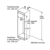 Bosch KIN86NSF0 Beépíthető alulfagyasztós hűtőszekrény Bosch KIN86NSF0 Beépíthető alulfagyasztós hűtőszekrény