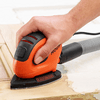 BLACK + DECKER BEW230BC-QS Rezgőcsiszoló 15 db tartozékkal BLACK + DECKER BEW230BC-QS Rezgőcsiszoló 15 db tartozékkal