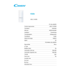 Candy CMCL 5144WN Alulfagyasztós kombinált hűtőszekrény