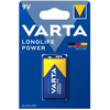 VARTA LONGLIFE POWER 9 V/ E/ 6LR61 baterija BL1 VARTA LONGLIFE POWER 9 V/ E/ 6LR61 baterija BL1