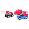 Wader Tech Truck Betonkeveró és rakodógép szett (35374) Wader Tech Truck Betonkeveró és rakodógép szett (35374)