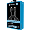 Sandberg HDMI 2.1 kábel 8K, 1m (509-13) Sandberg HDMI 2.1 kábel 8K, 1m (509-13)
