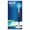 Oral-B D150 Vitality Elektromos fogkefe Sensi és CrossAction fejjel, fekete Oral-B D150 Vitality Elektromos fogkefe Sensi és CrossAction fejjel, fekete