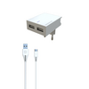 Swissten hálózati gyorstöltő adapter, Smart IC, 2 USB port, 3A, fehér + lightning MFI kábel (22045000) Swissten hálózati gyorstöltő adapter, Smart IC, 2 USB port, 3A, fehér + lightning MFI kábel (22045000)