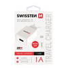 Swissten Hálózati töltőadapter + Mikro USB kábel, fehér (22061000)