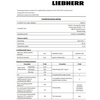 Liebherr CU281-21 Alulfagyasztós kombinált hűtőszekrény