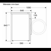 Bosch WGB266A5BY Serie 8 Elöltöltős mosógép