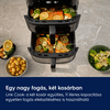 Electrolux EAFD11B 800 Dual Airfryer, fekete Electrolux EAFD11B 800 Dual Airfryer, fekete