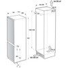 Gorenje NRKI619D61WFE Beépíthető kombinált hűtőszekrény