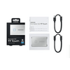 Samsung T7 Touch USB 3.2 1TB Hordozható SSD Ezüst (MU-PC1T0S) Samsung T7 Touch USB 3.2 1TB Hordozható SSD Ezüst (MU-PC1T0S)