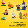 LEGO Classic Kreatív áttetsző kockák