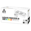 Arctic Liquid Freezer III 280 A-RGB AIO Processzor vízhűtés, fehér Arctic Liquid Freezer III 280 A-RGB AIO Processzor vízhűtés, fehér