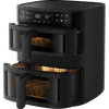 Electrolux EAFD11B 800 Dual Airfryer, fekete Electrolux EAFD11B 800 Dual Airfryer, fekete