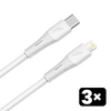 Avax CB4308 3x 27W USB-C – Lightning szilikon töltőkábel csomag, 1.5 m Avax CB4308 3x 27W USB-C – Lightning szilikon töltőkábel csomag, 1.5 m