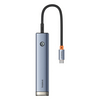 Baseus UltraJoy 5-Port HUB AIR dokkoló állomás, szürke (B0005280181103) Baseus UltraJoy 5-Port HUB AIR dokkoló állomás, szürke (B0005280181103)