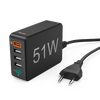 Hama 201630 Mrežna stanica za punjenje, 5 portova, 1xQC3.0 + 3xUSB + 1xTYPE-C "PD/QC" 51W Hama 201630 Mrežna stanica za punjenje, 5 portova, 1xQC3.0 + 3xUSB + 1xTYPE-C "PD/QC" 51W